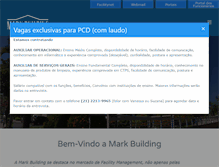 Tablet Screenshot of markbuilding.com.br